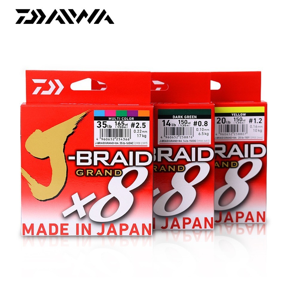 Buy Online Newest Original Daiwa J Braid Grand Fishing Line 135m 150m 300m 8 Strands Braided Pe Line Fishing Tacklemade In Japan Alitools Buy Online Newest Original Daiwa J Braid Grand Fishing Line 135m 150m 300m 8 Strands Braided Pe Line Fishing Tacklemade In Japan Alitools