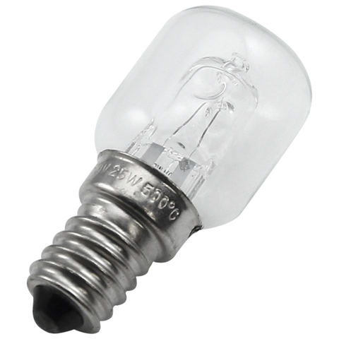 EAS-E14 High Temperature Bulb 500 Degrees 25W Halogen Bubble Oven Bulb E14 250V 25W Quartz Bulb ► Photo 1/6