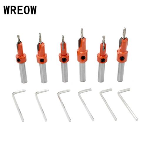 HSS countersink drill bit Drill Bit Screw Tap Deburr Countersinking for Woodworking Screws Chamfering Tool for wood and plastic ► Photo 1/6