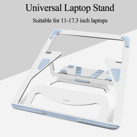 WIWU Universal Laptop Stand Aluminum Lapdesks for MacBook Air Pro 11-16 inch Adjustable Cooling Support Notebook PC Tablet Stand ► Photo 1/6
