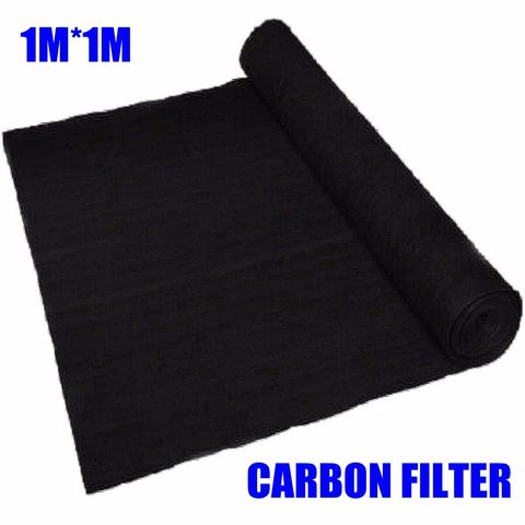 1m*1m*3mm Home Fabric Air Conditioner Activated Carbon Purifier Pre Filter Fabric Sheet Pad ► Photo 1/5
