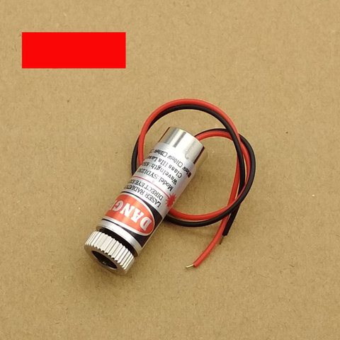 Hot Sale 650nm 5mW Red Line /Point /  Cross Laser Module Head Glass Lens Focusable Industrial Class ► Photo 1/6