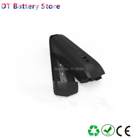 Free shipping hailong 2 side release open shark pack Ebike battery 36v 48v 8.7ah 9.6ah 10ah 10.4ah 11.6ah 12.8ah 14ah with USB ► Photo 1/1