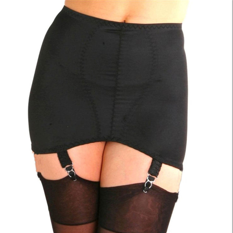 Women High Waist Skirt Garter Belt 4 Claw Metal Wide Straps Suspenders Belt stocking suspender Femmen Lady Sexy Garters S-2XL ► Photo 1/6