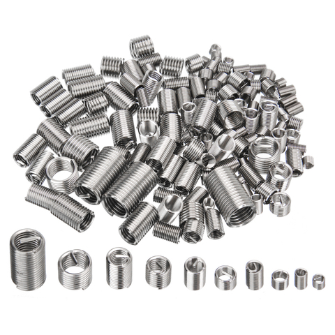 150pcs M3 M4 M5 M6 M8 Thread Repair Insert Kit Set Stainless Steel Helicoil Hardware Fastener Accessories ► Photo 1/6