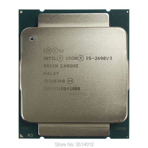 Intel Xeon E5-2690 v3 E5 2690v3 E5 2690 v3 2.6 GHz Twelve-Core Twenty-four-Thread 30MB 135W CPU Processor LGA 2011 ► Photo 1/1