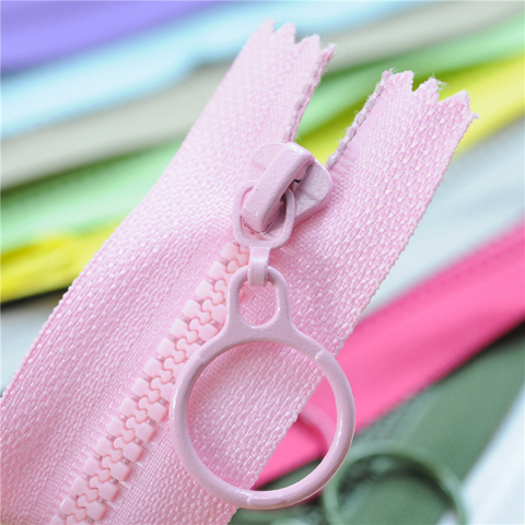 Punk No. 3 resin zippers for sewing decorative children's color zipper puller sleeping bag zipper for garment accessories IQ002 ► Photo 1/5