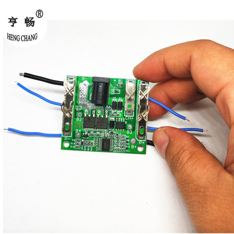 5s Bms 21V 20A Li-Ion Lithium Battery Pack Charging Protection Board PCBA  Hand Electric Drill Accessories ► Photo 1/6