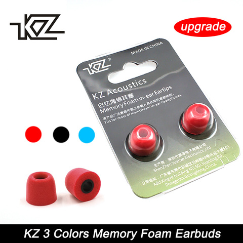 KZ 1Pair(2pcs) T400 Noise Isolating Memory Foam Ear Tips New Upgrade Ear Foam Eartips With Retail Package For In Ear Earphone ► Photo 1/6