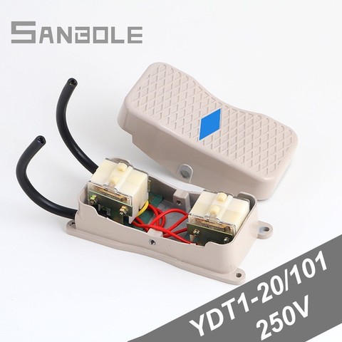 Foot Switch Pedal Power Supply Controller YDT1-20 101 Pedal Reverse with wire aluminum case double control three phase motor ► Photo 1/2
