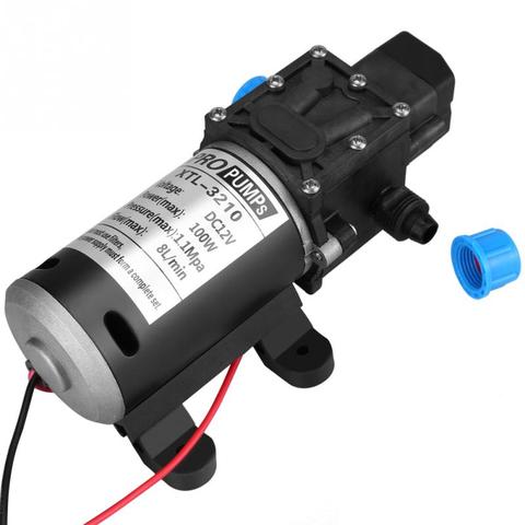 12V 100W Water Pump 8L/Min 160Psi High Pressure Diaphragm Self Priming Water Pump Car Wash Water Pump Tool ► Photo 1/6