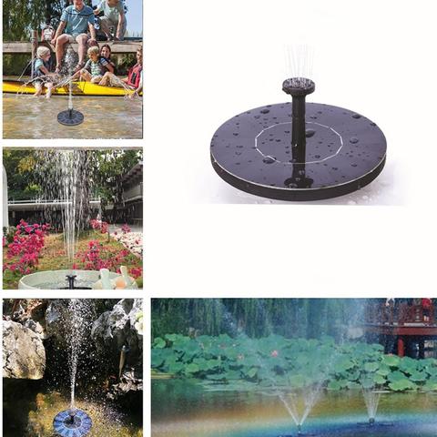 Mini Solar Power Water Fountain Garden Pool Pond 30-45cm Outdoor Solar Panel Bird Bath Floating Water Fountain Pump Garden Decor ► Photo 1/6