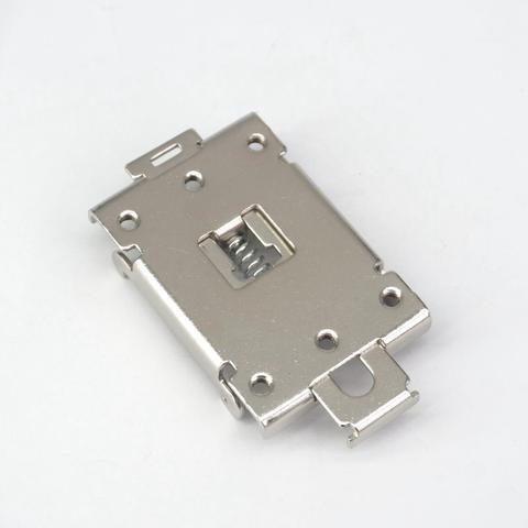 Single Phase SSR 35MM DIN Rail Fixed Solid State Relay Clip Clamp Mounting Bracket Iron Nickel Plating ► Photo 1/1