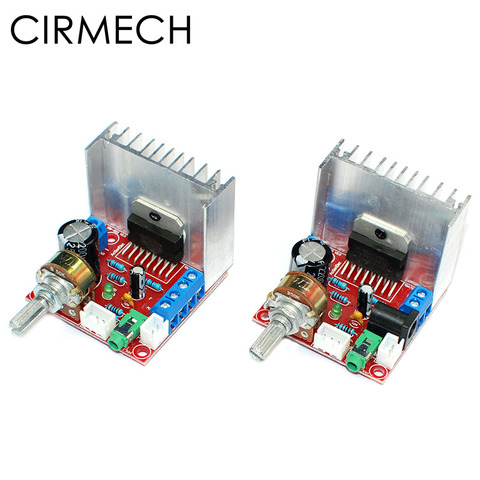 CIRMECH TDA7297 2.0 Amplifiers Stereo Digital Audio Amplifier Module Board Dual-Channel  9-12V Output 2X15W ► Photo 1/6