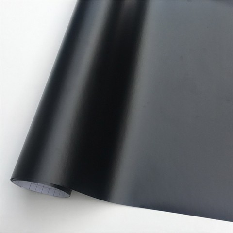 Matte Black Vinyl Film Wrap Foil Sticker Vehicle Wraps Console Computer Phone Cover Skin ► Photo 1/6