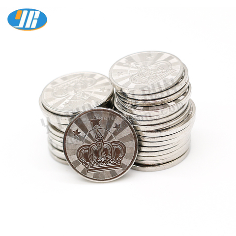 500pcs Arcade Game Token 25*1.8mm stainless steel tokens Game coin Instead of currency for coin acceptor ► Photo 1/6