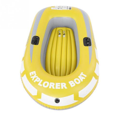 1 / 2 Person Fishing Boat Inflatable Kayak Canoe Rowing Air Boat Double Valve Drifting Diving Boat Fishing Accessory ► Photo 1/6