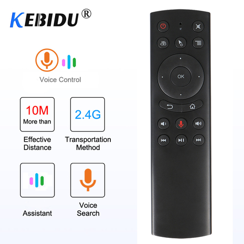 Kebidu G20 Voice Control 2.4G Wireless  G20S Fly Air Mouse Keyboard Motion Sensing Mini Remote Control For Android TV Box PC ► Photo 1/1