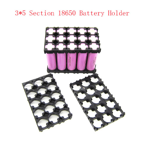 3x5 Cell 18650 Batteries Spacer Radiating Shell Plastic Heat Holder Bracket ► Photo 1/3