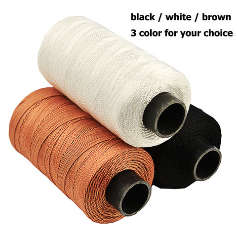 Sewing Threads 985ft 300M Durable Strong Bounded Nylon Leather Sewing Thread for Craft Repair Shoes  black / white / brown ► Photo 1/6