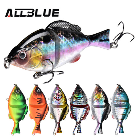 ALLBLUE OUTLANDER 80SS Joint Fishing Lure 80MM 15G Slowly Sinking Swimbait Vib Wobbler Minnow Artificial Bait Bass Pike Tackle ► Photo 1/6
