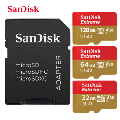 SanDisk Extreme Micro SD Card 256GB/128GB/64GB microSDXC U3 32GB