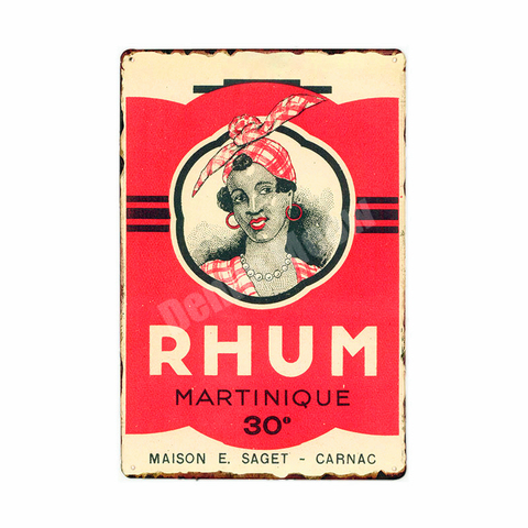 COLD BEER Rhum Retro Plaque Home Bar Decor Pub Cafe Brewery Wine Rum Wall Art Posters Metal Signs Decorative Plates N046 ► Photo 1/6