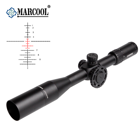 MARCOOL EVV 4.5-18X44 FFP Tactical Optical Aim Red Dot Night Collimator Sight Riflescope For Hunting MAR-117 Luneta Para Rifle ► Photo 1/6