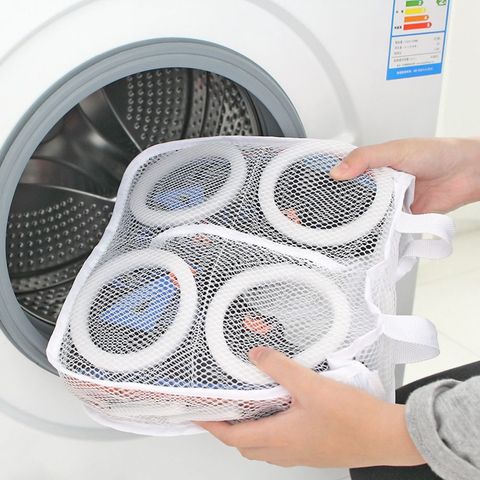 Hanging Dry Sneaker Mesh Laundry Bags Shoes Protect Wash Machine Home Storage Organizer Accessories Supplies Gear Stuff Product ► Photo 1/6