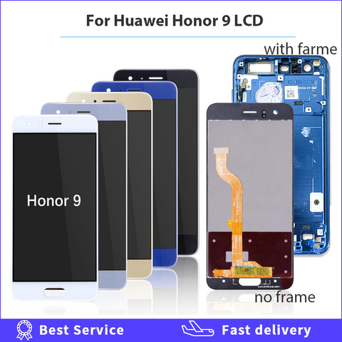 5.15 inch LCD Display For Huawei Honor 9 STF-L09 STF-AL10 STF-AL00 STF-TL10 Touch screen Digitizer Assembly With Frame tested ► Photo 1/6