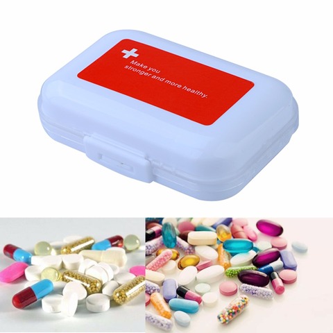 Nail Rhinestone Container Box  Portable Weekly Pill Cases Organizer Medicine Tablet Storage Container Case ► Photo 1/6