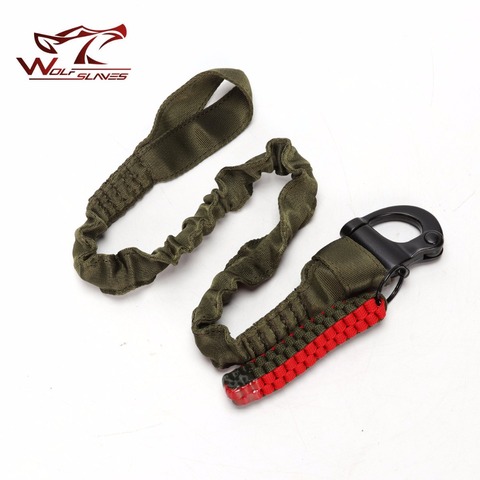 Tactical Sling Protective Rope Quick Release Line Climbing Safety Strap For Outdoor Hunting Green Color ► Photo 1/5