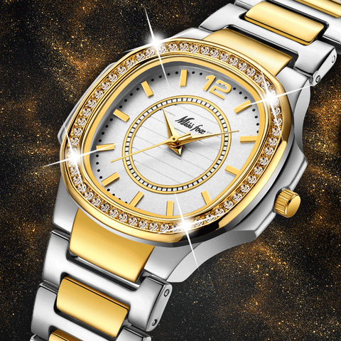 Women Watches Women Fashion Watch 2022 Geneva Designer Ladies Watch Luxury Brand Diamond Quartz Gold Wrist Watch Gifts For Women ► Photo 1/5