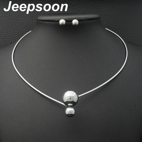 Newest Fashion Stainless Steel Jewelry 2 Colors pendant and earring sets For Women Wholesale SFAJAMAI ► Photo 1/6