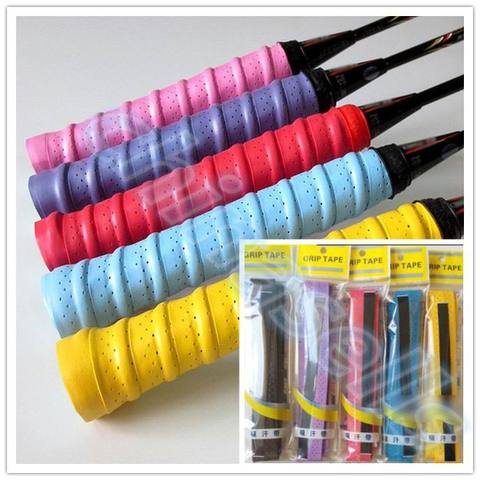 10pcs Tennis Racket Overgrips Anti-skid Sweat tape Absorbed Wraps Badminton Racquet OverGrip Fishing Skidproof Sweat Band grip ► Photo 1/5