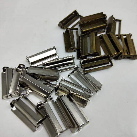 50 pcs /lot Silver metal buckle Suspenders adjustment buckles Craft Sewing materials,Clips Garment Accessories ► Photo 1/6