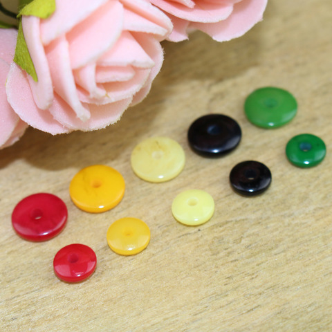 100pcs/lot Wholesale Colorful Round Resin Spacer Beads 6mm 8mm Handmade Loose Beading Materials DIY Jewelry Making Supplier ► Photo 1/2