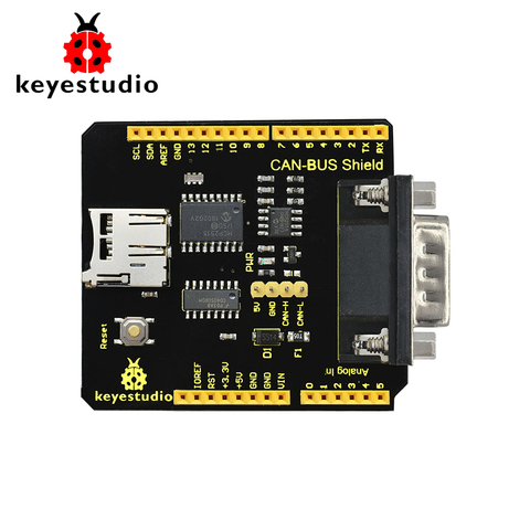 2022New Keyestudio CAN-BUS Shield MCP2551 chip With SD Socket For Arduino UNO R3 ► Photo 1/6