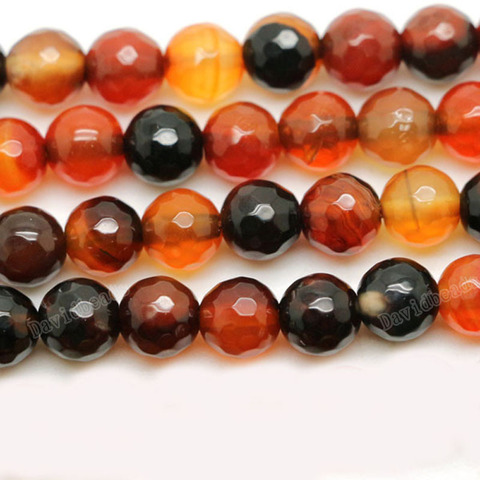 Fctory Price Natural Stone Faceted Dream Agat Round Loose Beads stand 16''  6 8 10 12MM Pick Size For Jewelry Making diy ► Photo 1/1