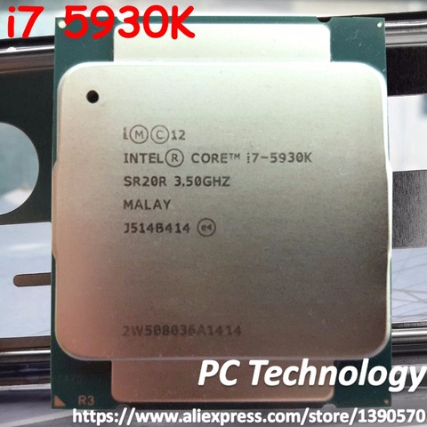 Original Intel core processor i7-5930K 3.5Ghz 15MB 6-cores LGA2011-3 i7 5930K CPU free shipping -better than I7 6800K ► Photo 1/1