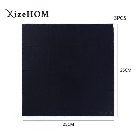 XizeHOM 25*25cm/3pcs Microfiber Cloth For Eyeglasses Screens Lenses IPad Tablets  Phones ► Photo 1/6