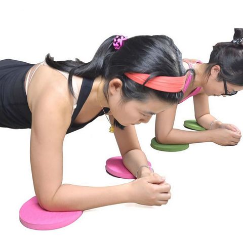 2pcs Anti-slip Yoga Mat Cushion Portable Fitness Exercise Knee