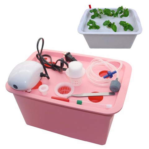 6 Holes Plant Site Hydroponic System Indoor Garden Cabinet Box Grow Kit Bubble Garden Pots Planter Nursery Pot 220V/110V 1 Set ► Photo 1/6