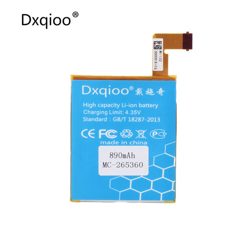 Dxqioo High quality polymer lithium battery for amazon kindle 4 MC-265360 D01100 S2011-001-S DR-A015 battery ► Photo 1/3