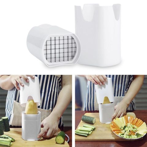 Vegetable Potato Slicer Cutter French Fry Cutter Chopper Chips Making Tool Potato Cutting Kitchen Gadgets French Fry Cutters ► Photo 1/6