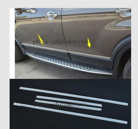 Accessories ! For Chevrolet Holden Captiva 2012 - 2015 Stainless Steel Door Body Molding Bezel Protector Cover Trim ► Photo 1/1