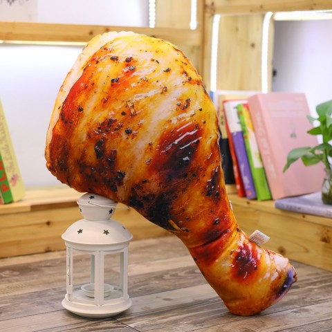 60-110CM Simulation Food Real life Style Chicken Leg Toy Chick Wing Drumstick Fried Rice Noodles Pillow Cushion Birthday Gift ► Photo 1/6