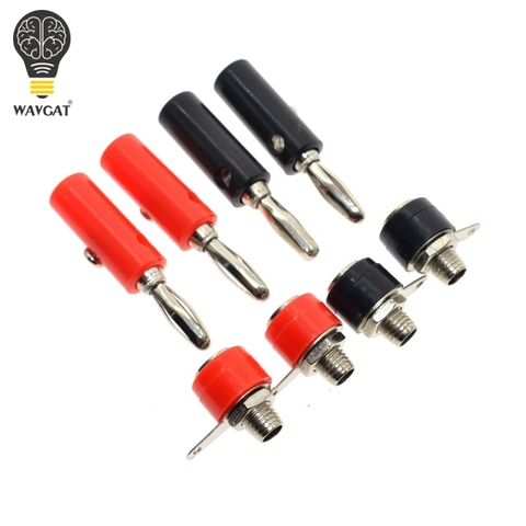 New 1male And Female 4mm Banana Plug Male To Insert Connector Pin Diy Model Parts ► Photo 1/5