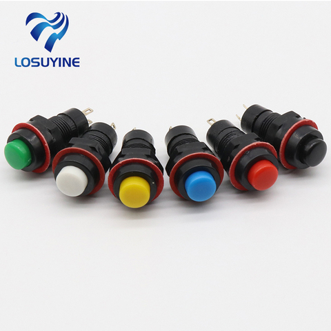 6pcs Self-locking Push Button Switch 10mm ► Photo 1/6