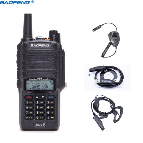 Baofeng UV-XR IP67 Waterproof Dual Band Ham Radio UVXR 4800mAh 10W powerful Walkie Talkie 10km long range Two way Handy Radio  ► Photo 1/1